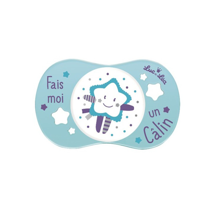 Sucette symétrique Fais moi un câlin - +6 mois 