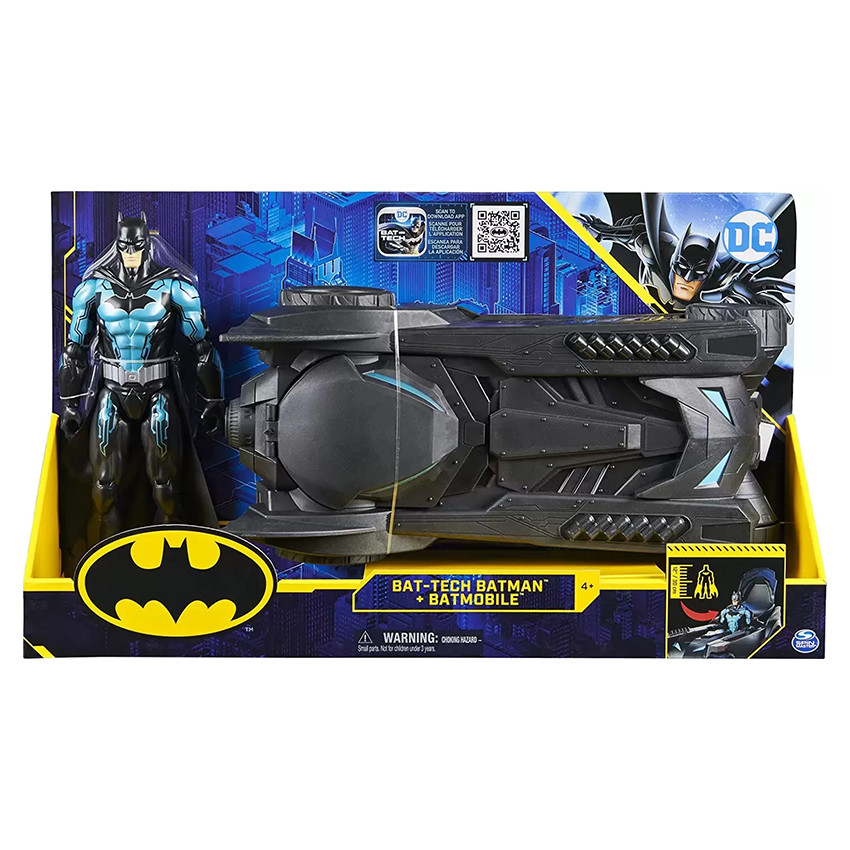 Batman Tech 30cm et sa Batmobile 