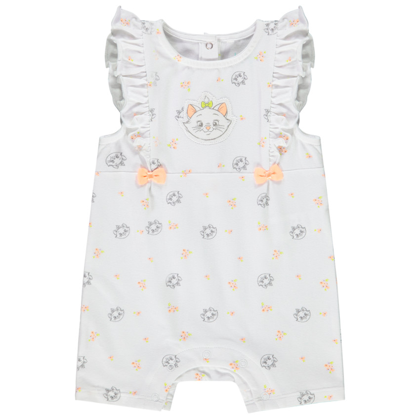 Combinaison courte en jersey imprimé Marie Disney pour bébé fille 