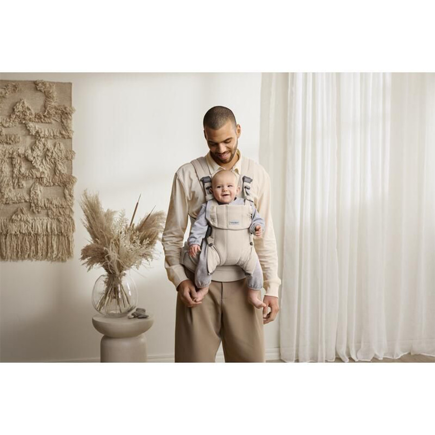 Porte-bébé Harmony Tissé Chiné Beige Clair 