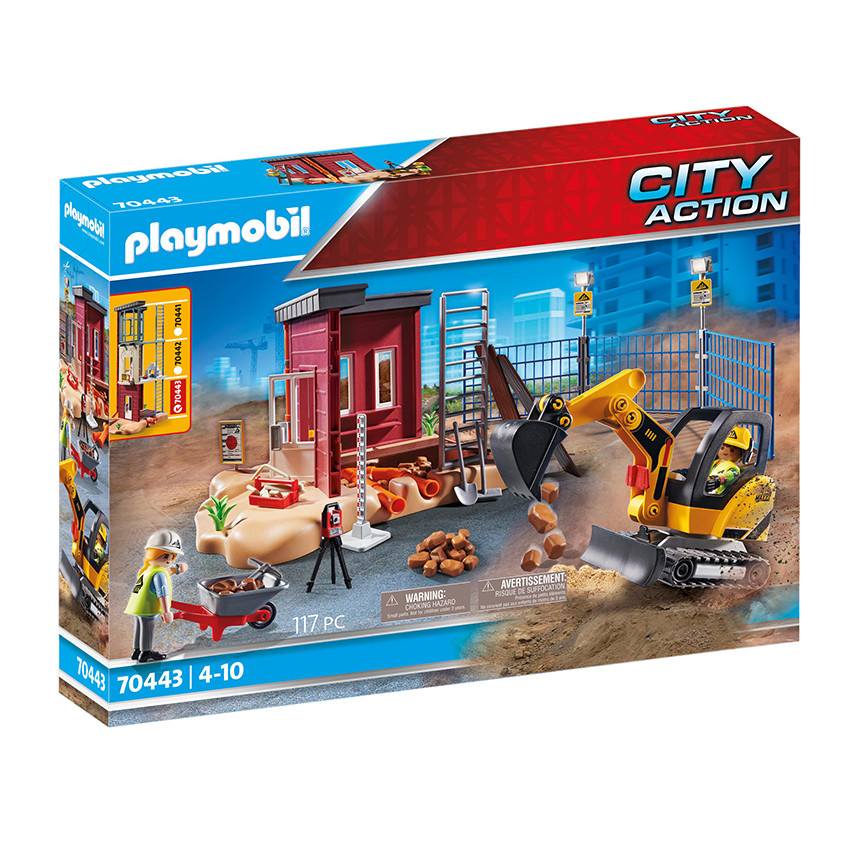 Mini-Pelleteuse et Chantier  