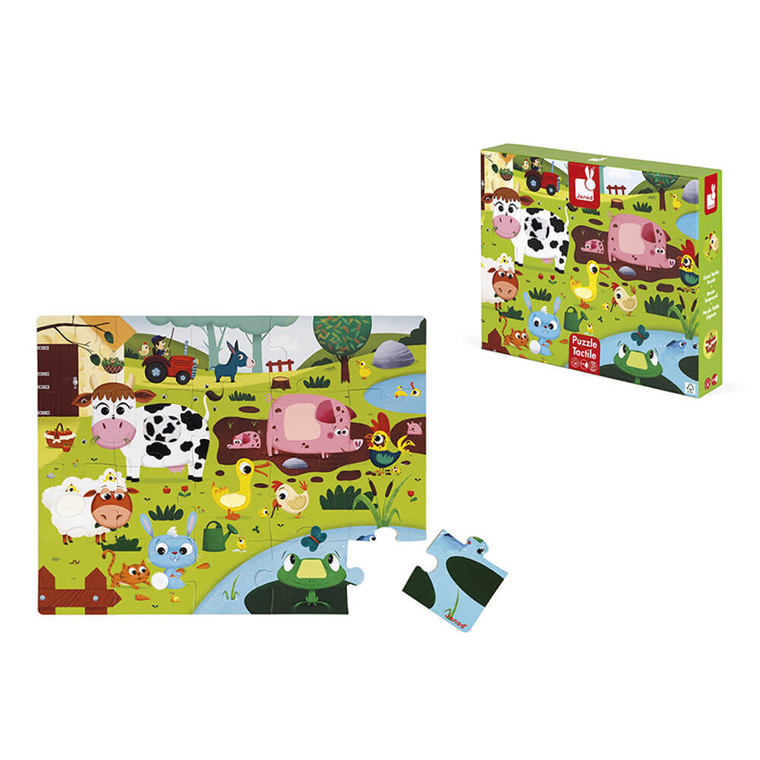 Puzzle Tactile Ferme 
