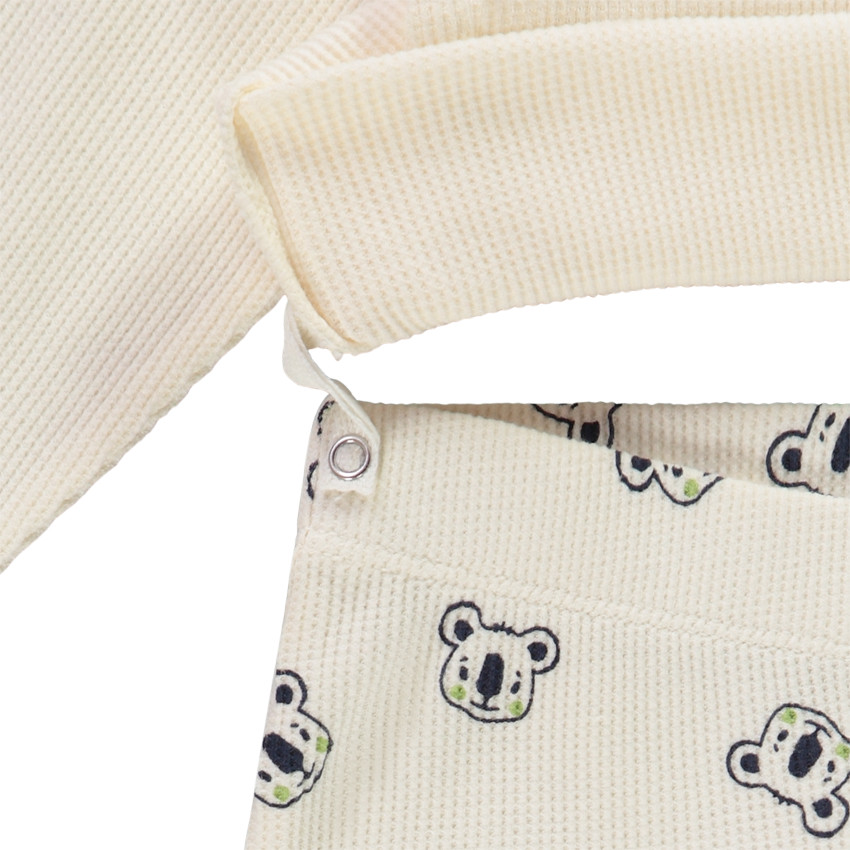 Pyjama 2 pièces effet nid d'abeille Koala pour bébé garçon 