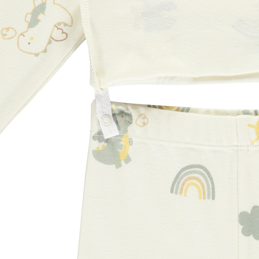 Set van 2-delige pyjama met fantasieprint voor babyjongen met verschillende afwerkingen afhankelijk van de leeftijd 