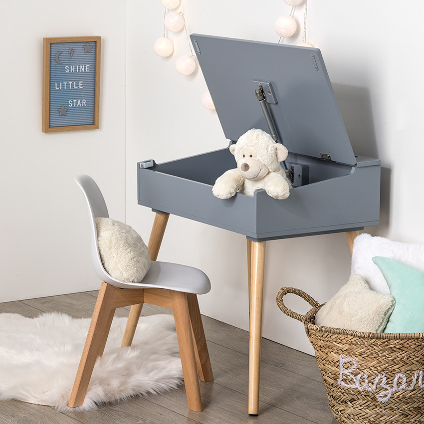 Eenvoudige lessenaar - Grijs 