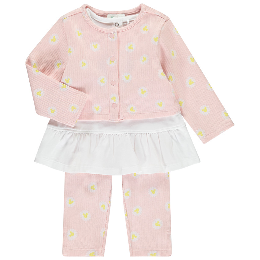 Ensemble 3 pièces avec tunique Minnie Disney pour bébé fille 