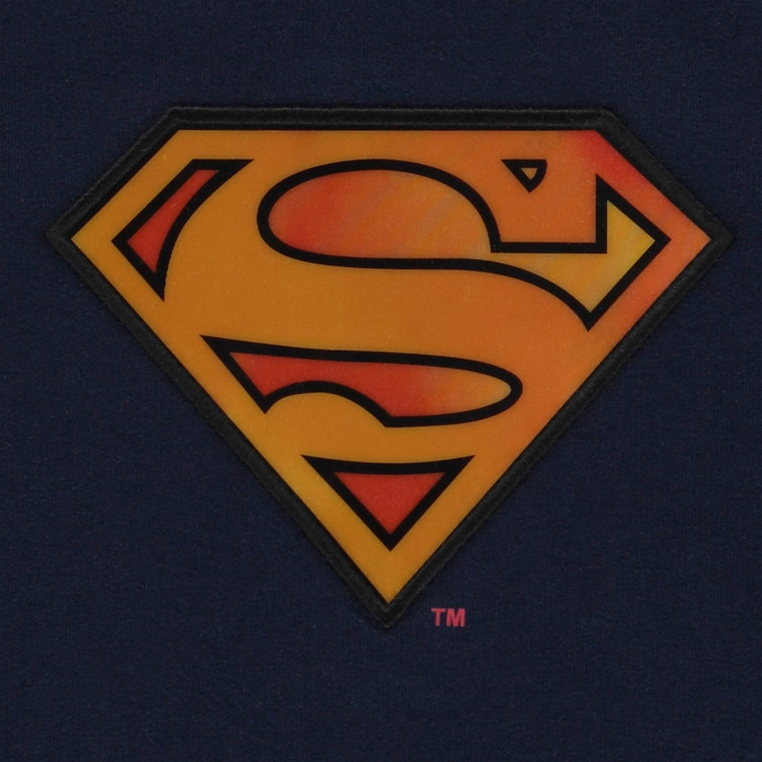 T-shirt manches courtes print lenticulaire Superman Warner pour garçon 