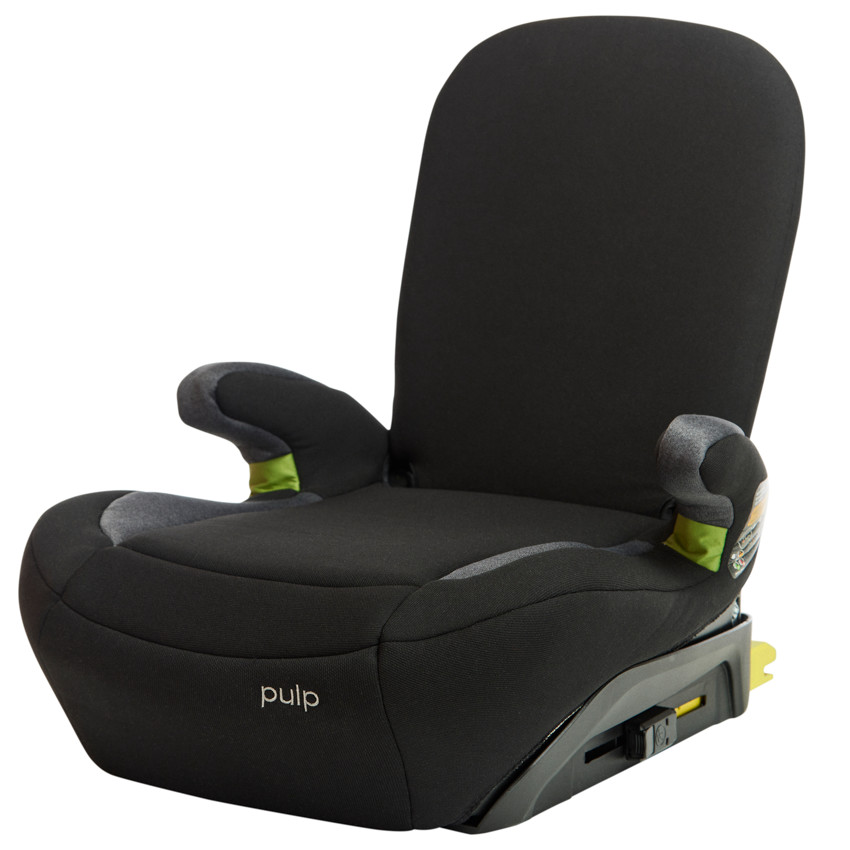 Rehausseur avec dossier rabattable Pulp i-Size noir 