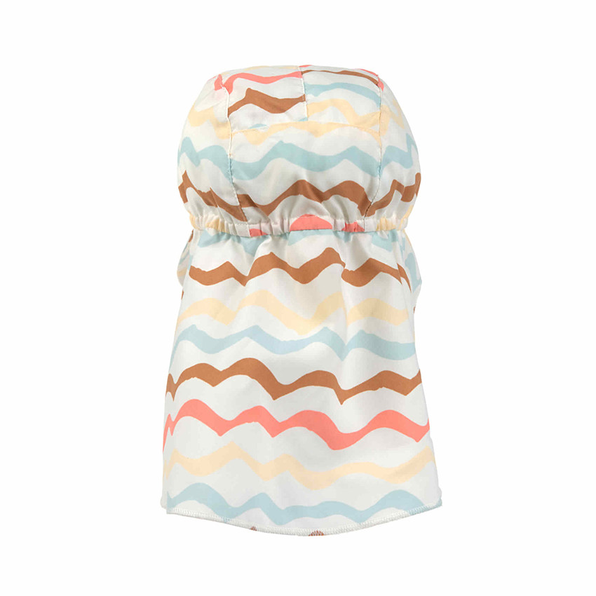 Casquette de soleil anti-UV 43-45 (3 à 6 mois) Waves Sea Salt 