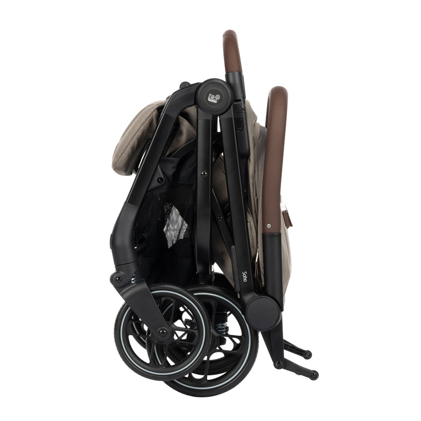 Poussette Soho ultra compacte solution 3-en-1 Twillic Truffle 