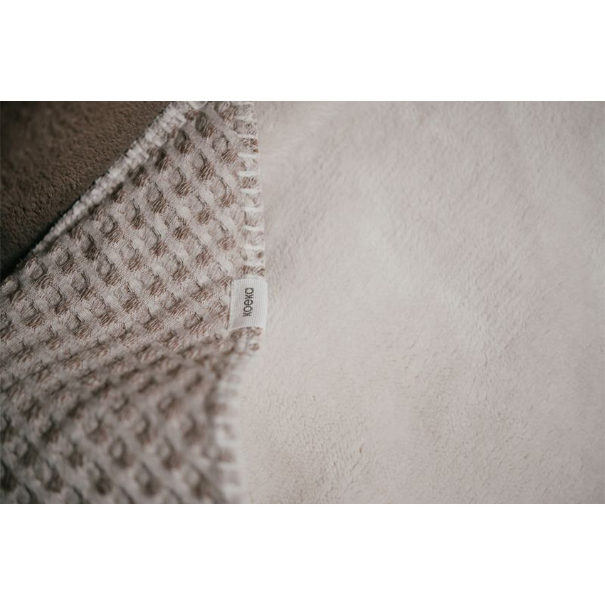 Couverture enveloppante Teddy Oslo Crumble 100x100cm 