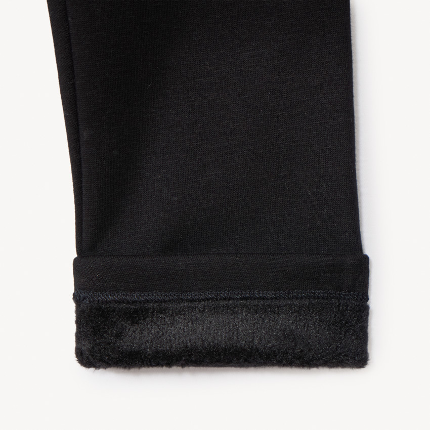 Legging uni doublé sherpa 