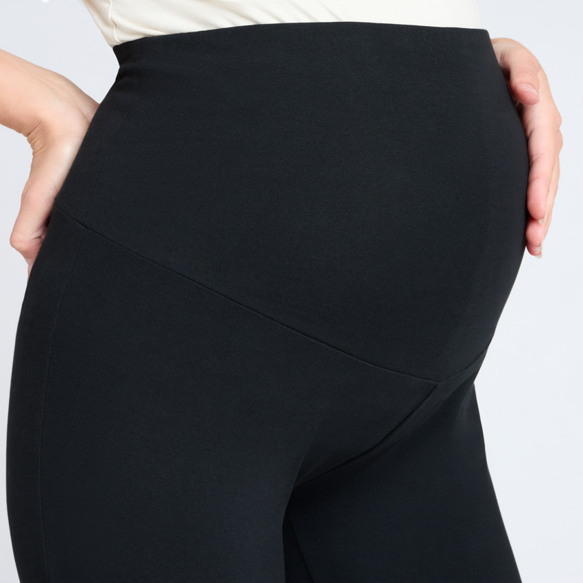 Legging de grossesse à bandeau haut uni 