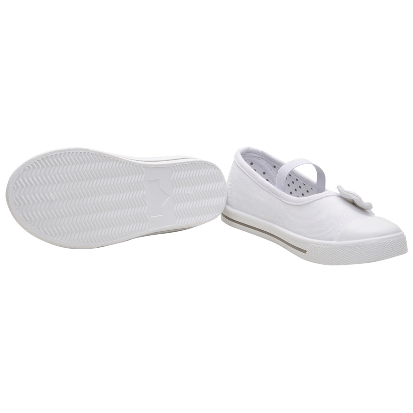 Babies van stof met knoop en elastische band 