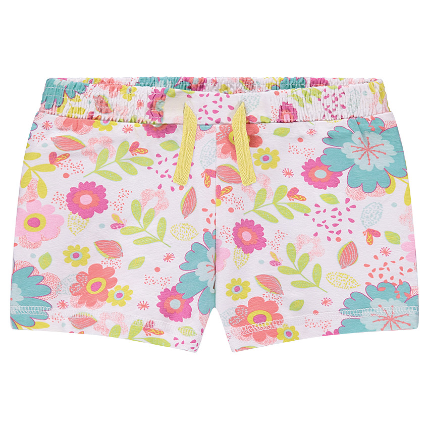 Short en jersey slub imprimé all-over 