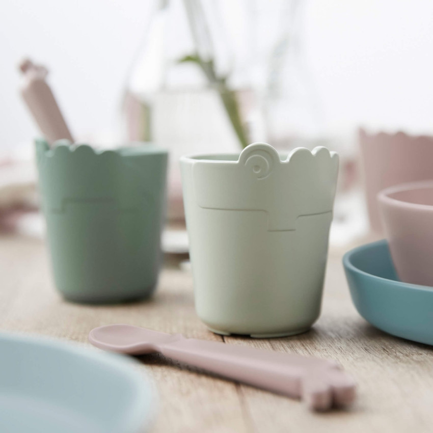 TASSE KIDDISH MINI MUG 2-PACK CROCO GREEN 