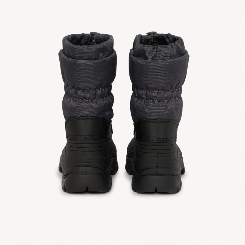 Après-ski zippés bicolores à badge gomme pour bébé garçon 