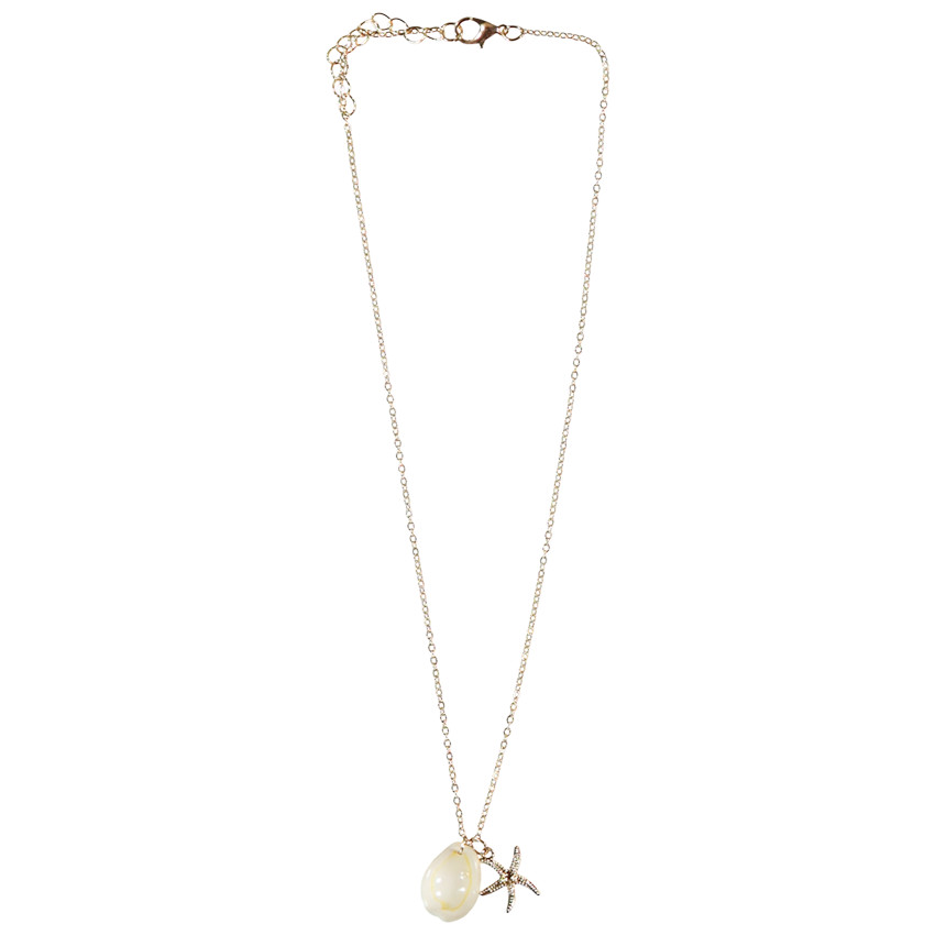 Collier avec pendentifs coquillages pour fille  