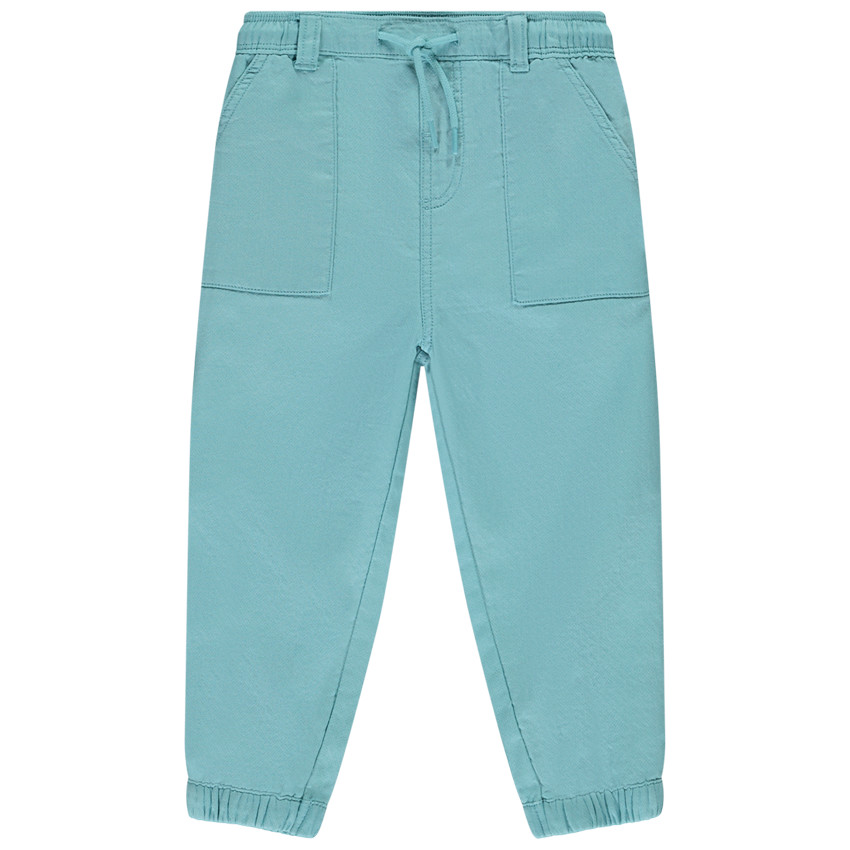 Pantalon coupe jogger style cargo uni pour bébé garçon  