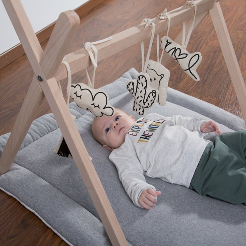 Set de 5 jouets à accrocher compatible Tipi Play Gym - 5 motifs 