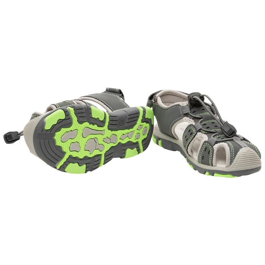 Sandales contrastés à cordons de serrage pour garçon 