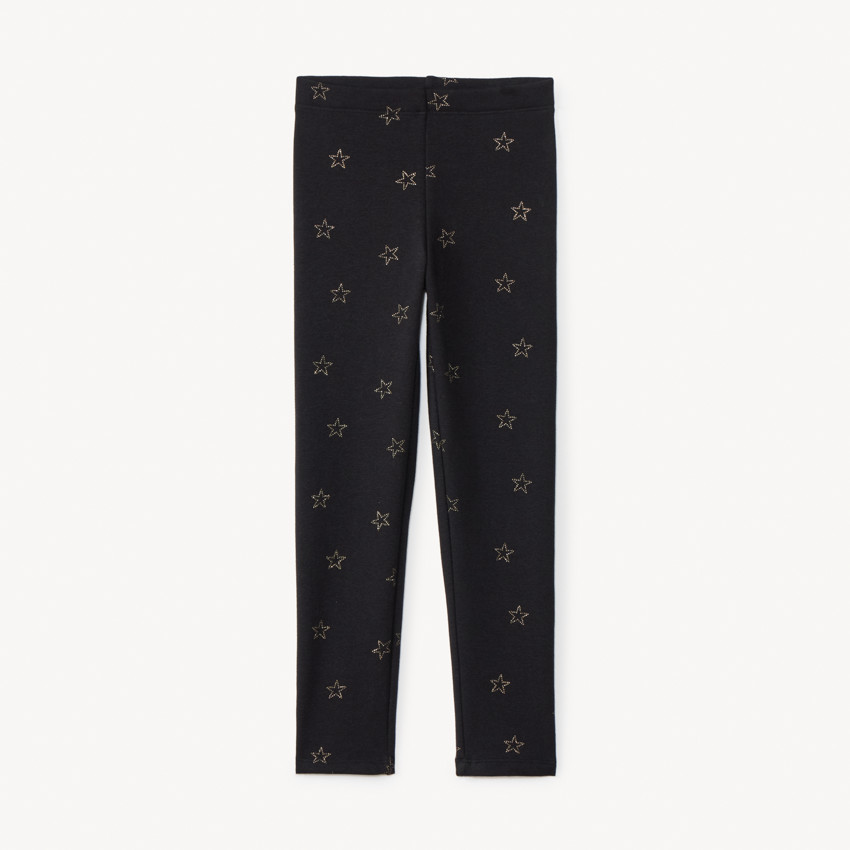 Legging contrecollé en sherpa imprimé pour fille 