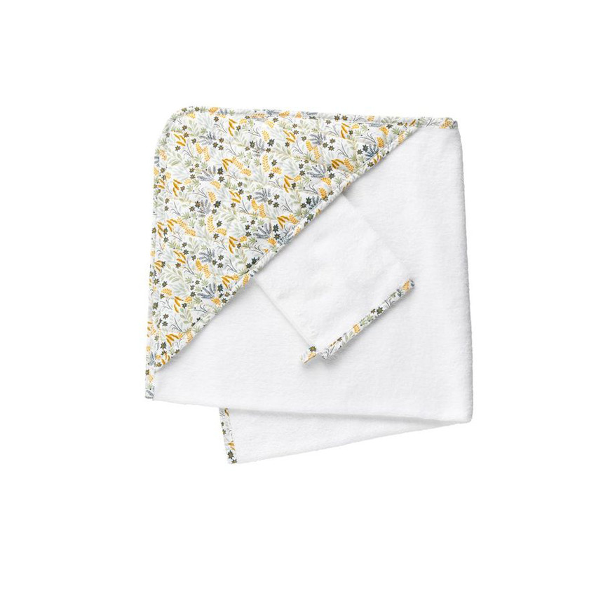 Cape de bain + gant de toilette - Promenons-nous 