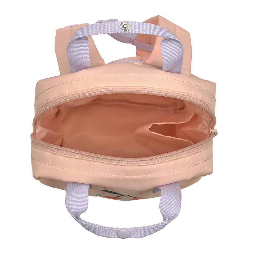 Sac à dos enfant Little Gang carré Cherry Peach 