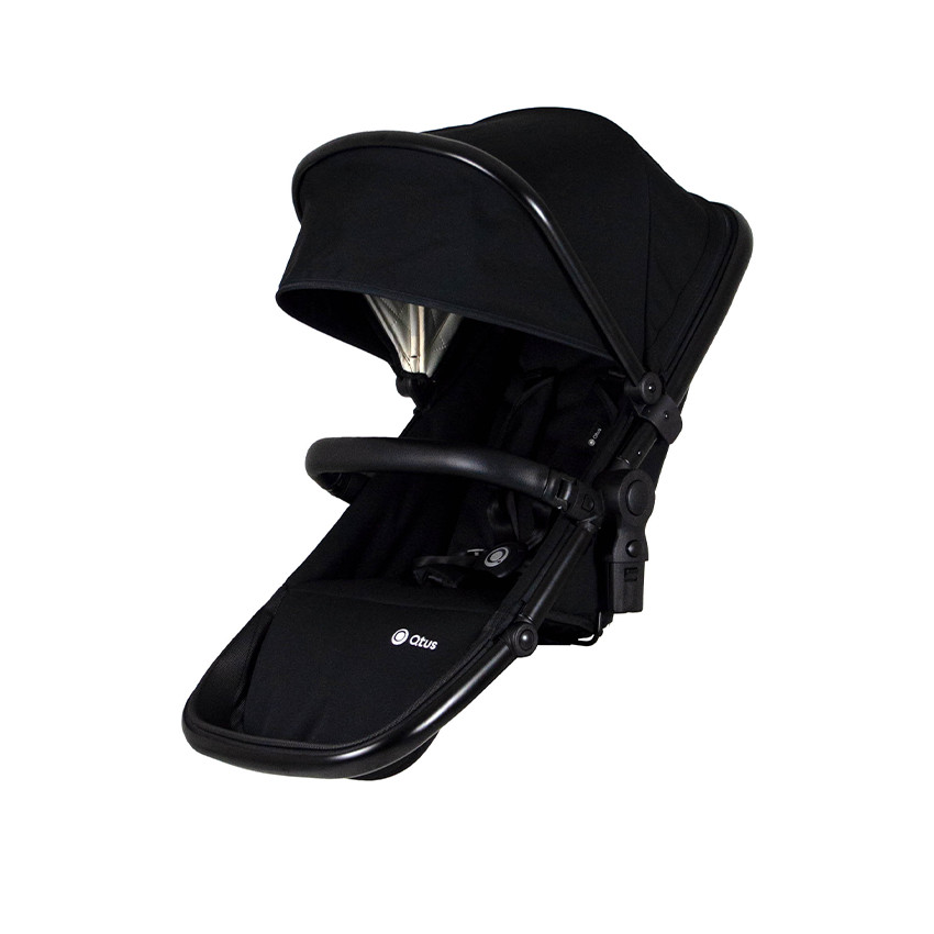 2de zitje voor wandelwagen DuetPro zwart frame - Zwart 
