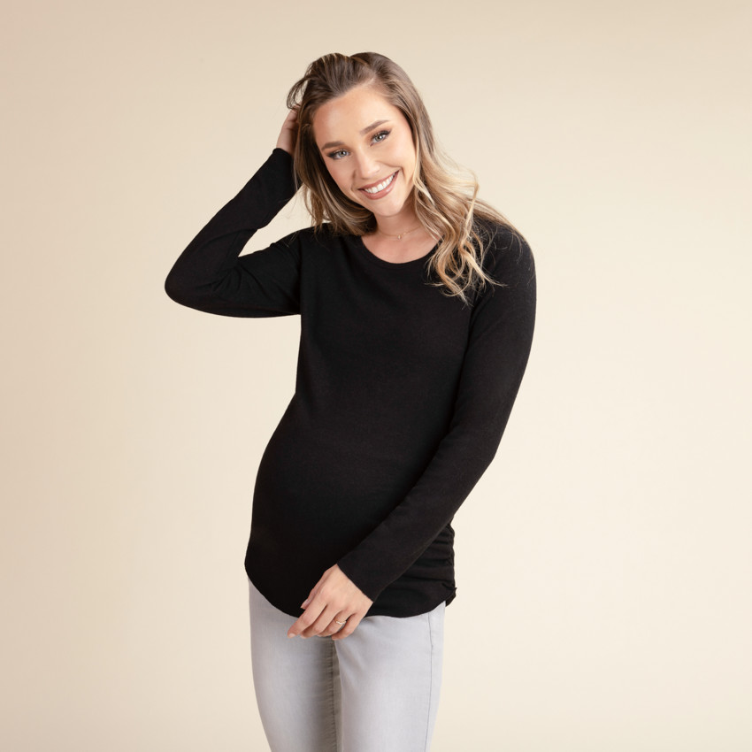 Pull de grossesse uni 