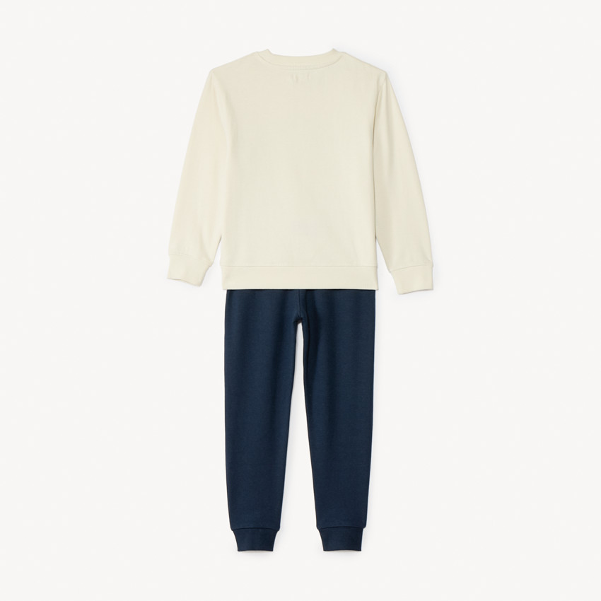 Jogging set met bedrukt sweatstof voor jongens 