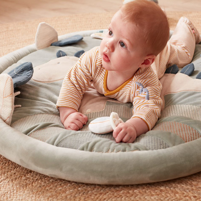 Tapis d'éveil Veloudoux Dino Tiga Stegi & Ops 