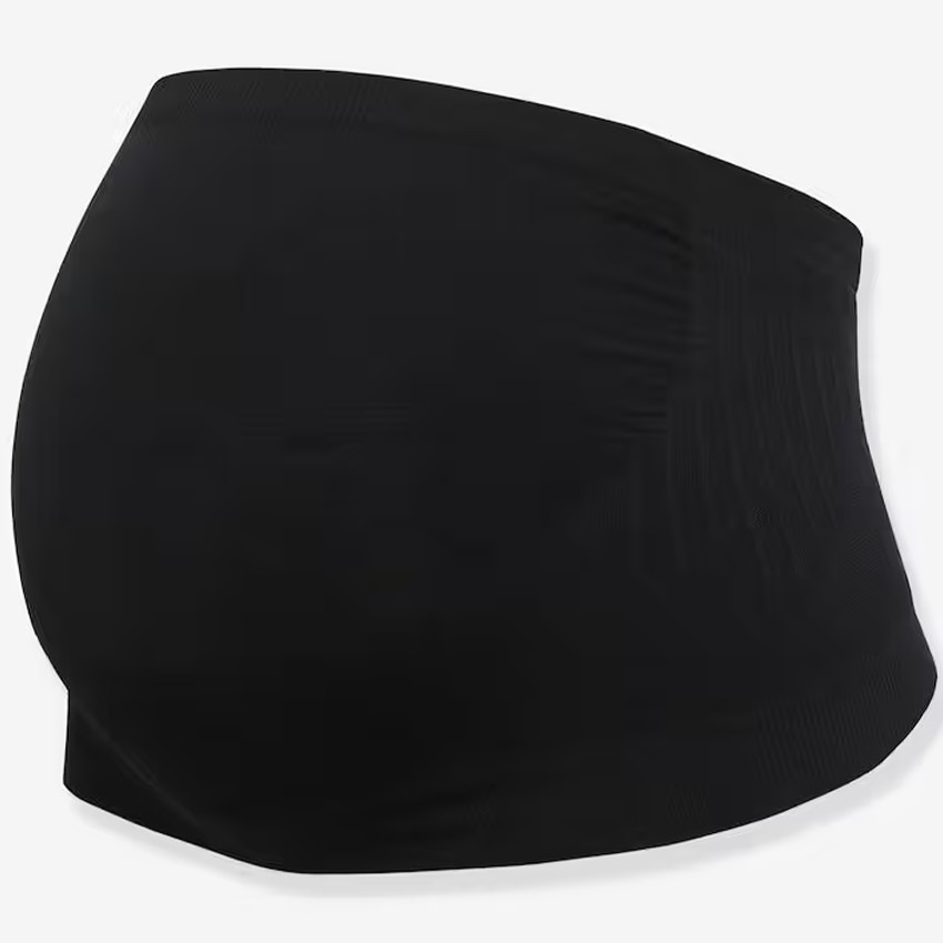 L - Naadloze buikband met steun - Zwart 