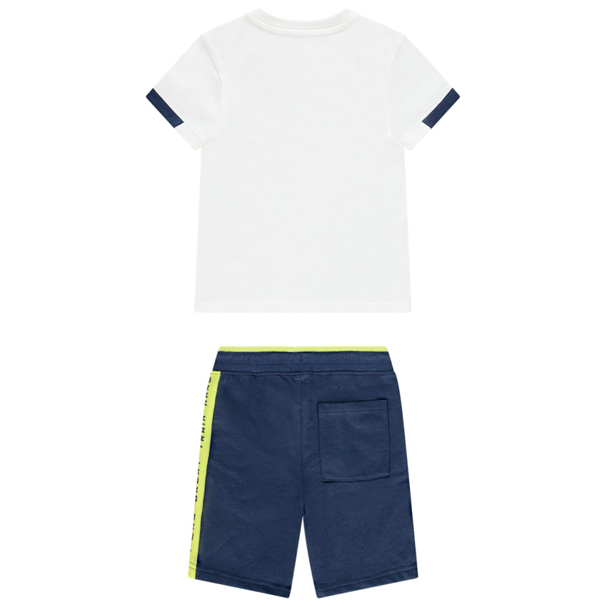Ensemble de plage t-shirt + bermuda pour garçon 