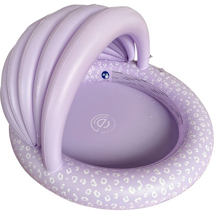 Piscine gonflable avec Pare-Soleil imprimé Panthère Lilas Ø 100 cm  