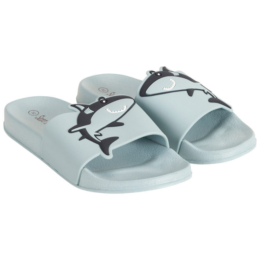 Haai-mules voor jongens met bandje naar leeftijd 