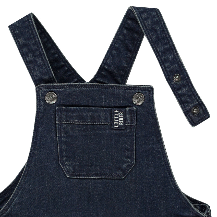 Salopette jeans effect voor baby jongen 