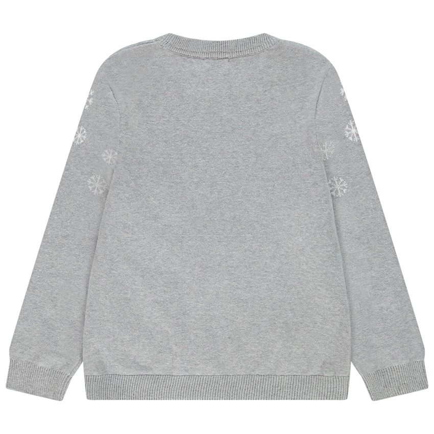 Kersttrui van tricot met sneeuwmanmotief voor jongens 