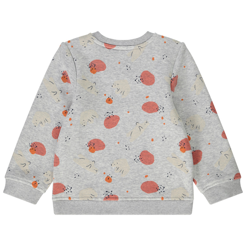 Sweatshirt met print van ijsberen voor babyjongen 