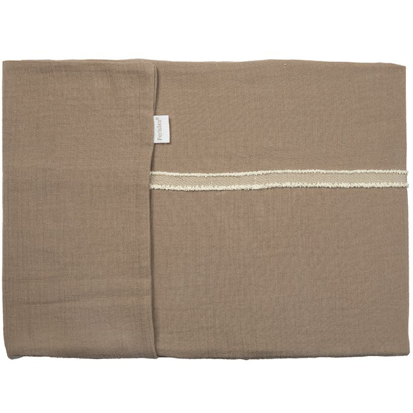 Housse de couette + taie d'oreiller 120x60cm/140x70cm Chocolate 