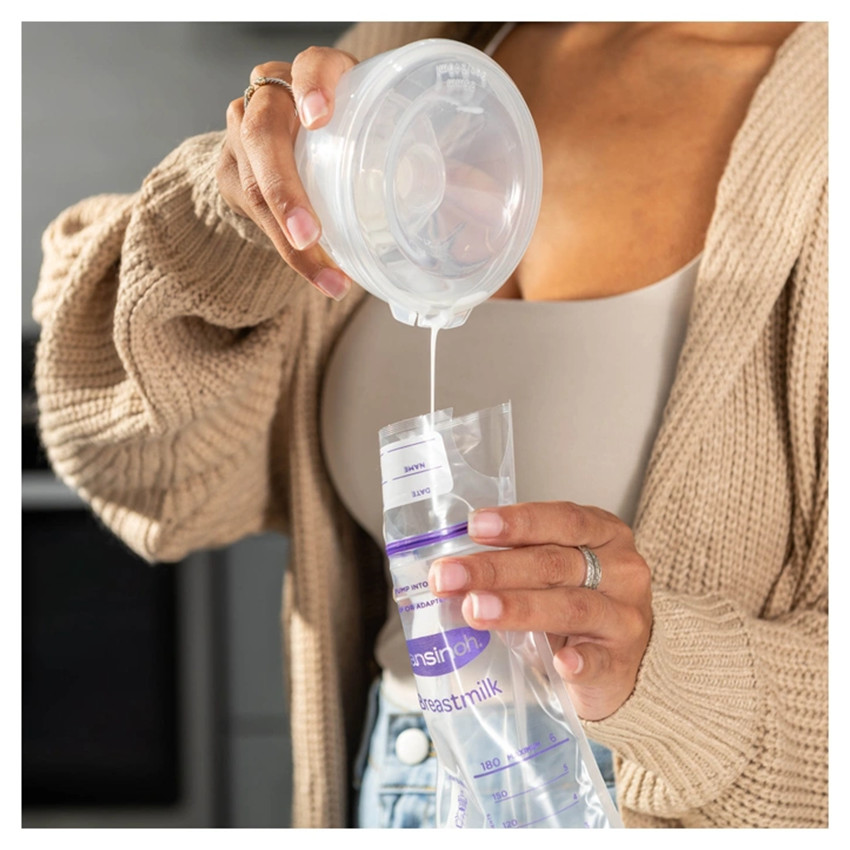 Borstkolf electrisch Handsfree simpel Wit 