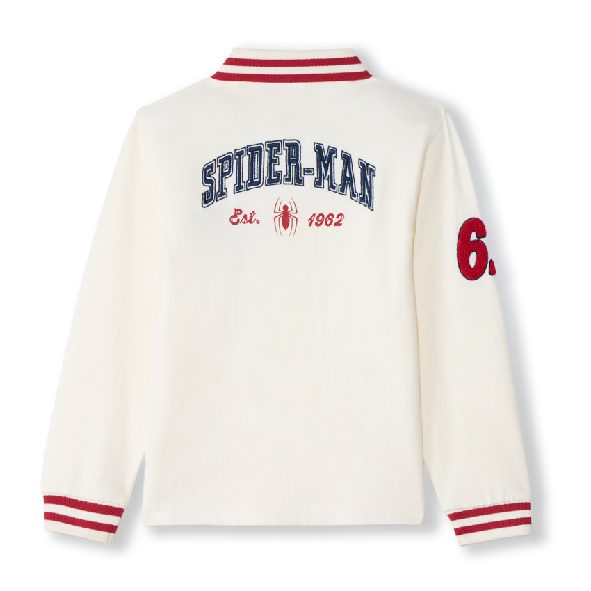 Poloshirt met lange mouwen Spider-Man Marvel voor jongens 