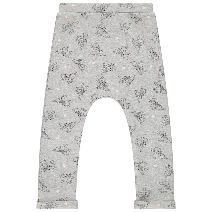 Joggingbroek in molton met Bambi-print (Disney) 