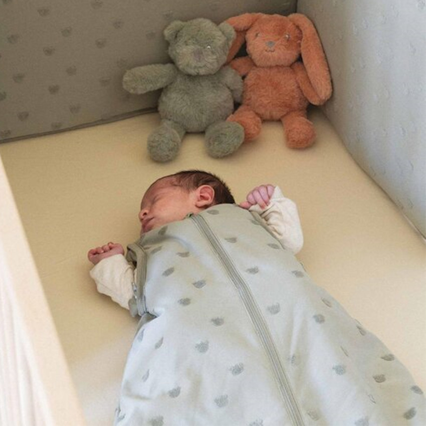 Slaapzak zomer zonder mouwen - Honey - Kleikleur - 3/18 M 