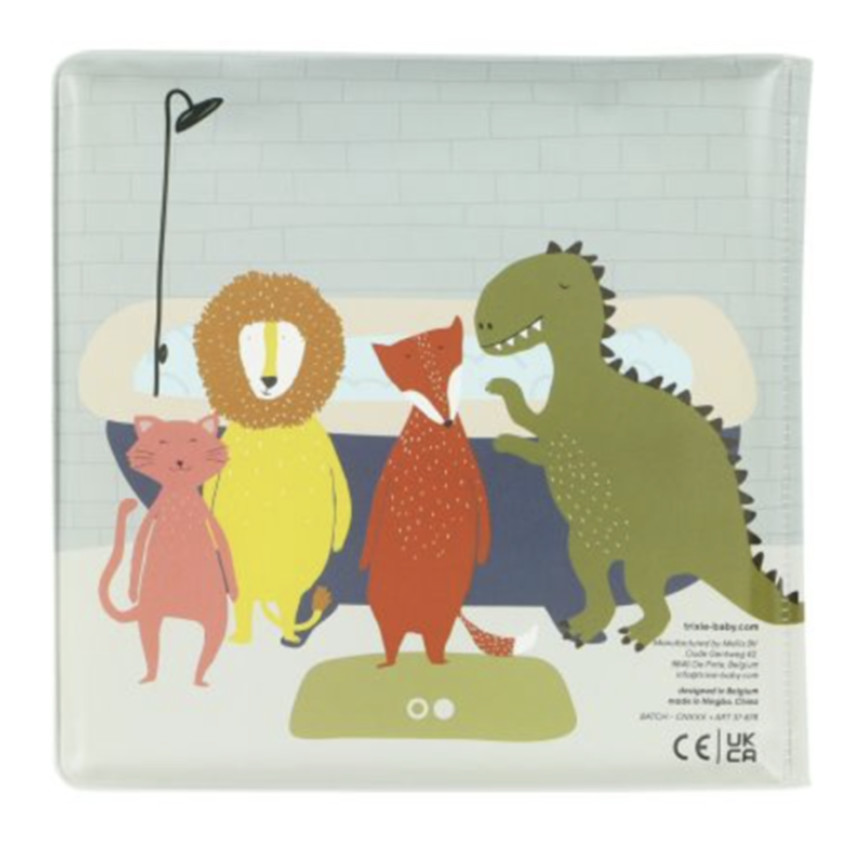 Livre de bain qui change de couleur Les aventures de Mr. Dino dans la boue 