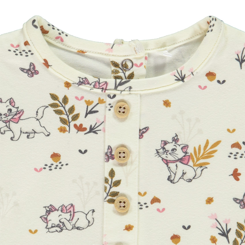 Set van 3 delen met bedrukte jurk Marie Disney voor meisjes 