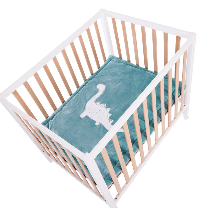 Tapis de parc bi-matière 70 x 95 cm imprimé/Dinosaure 