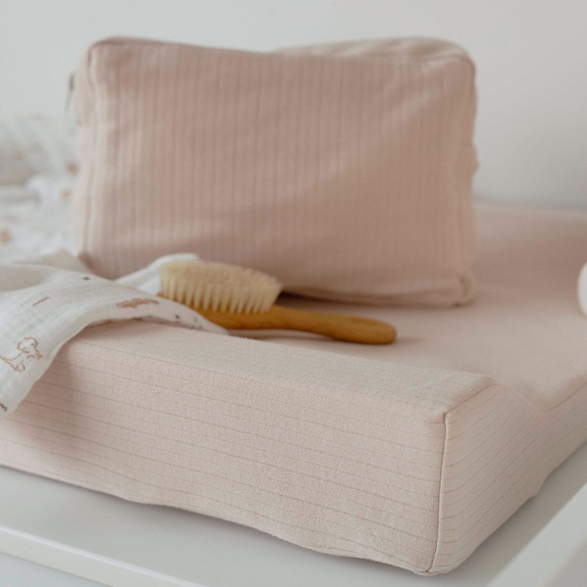 Housse pour matelas à langer - Tam Tam - Sable - 70x50 cm 