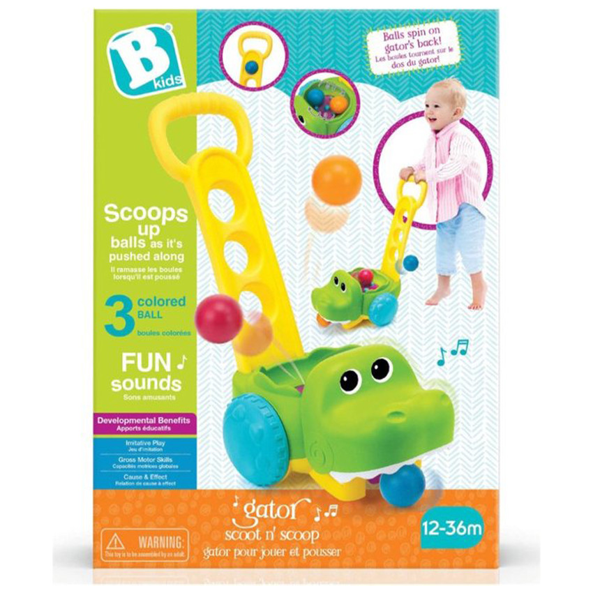 Alligator die rolt en ballen opraapt Gator Scoot'N'Scoop 