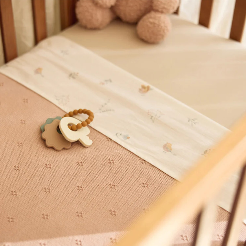 Drap berceau - 75X100CM - LOVELY BIRDS 